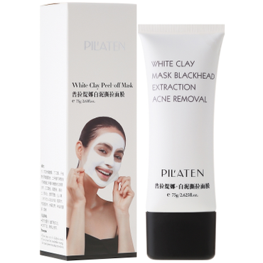 Pilaten -  Pilaten Maska peel-off oczyszczająca pory z glinką białą